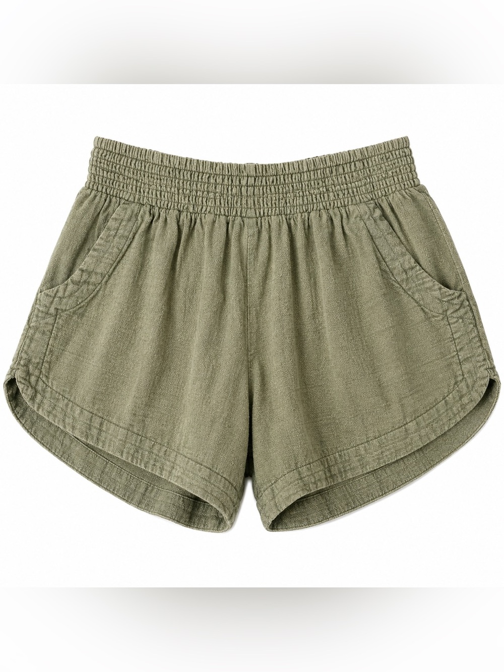 Rip Curl Olive Green women’s light weight dolphin shorts